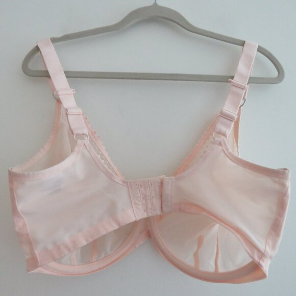 ELOMI Matilda Plunge Bra in Mesh Pearl Blush Feminine - Size 34L - Picture 11 of 14